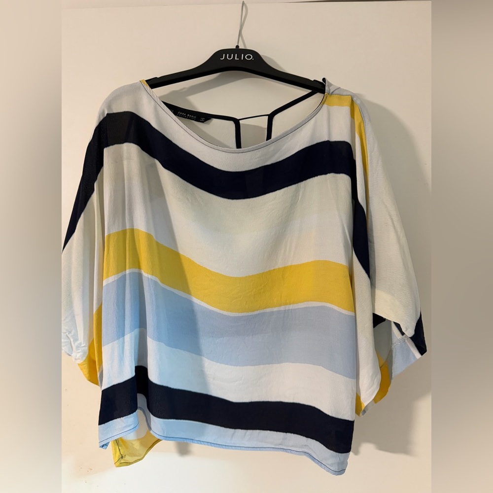 Zara Multicolor Striped Blouse